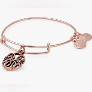 Alex and Ani Rose Gold Path of Life Charm Bracelet